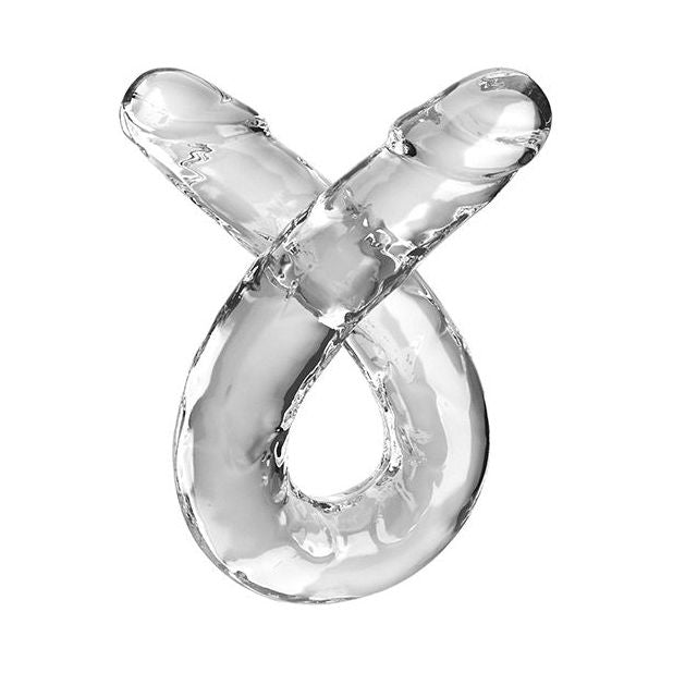 King Cock Clear 18" Double Dildo - Clear PleasureBDA King Cock Clear 18" Double Dildo - Clear PleasureBDA